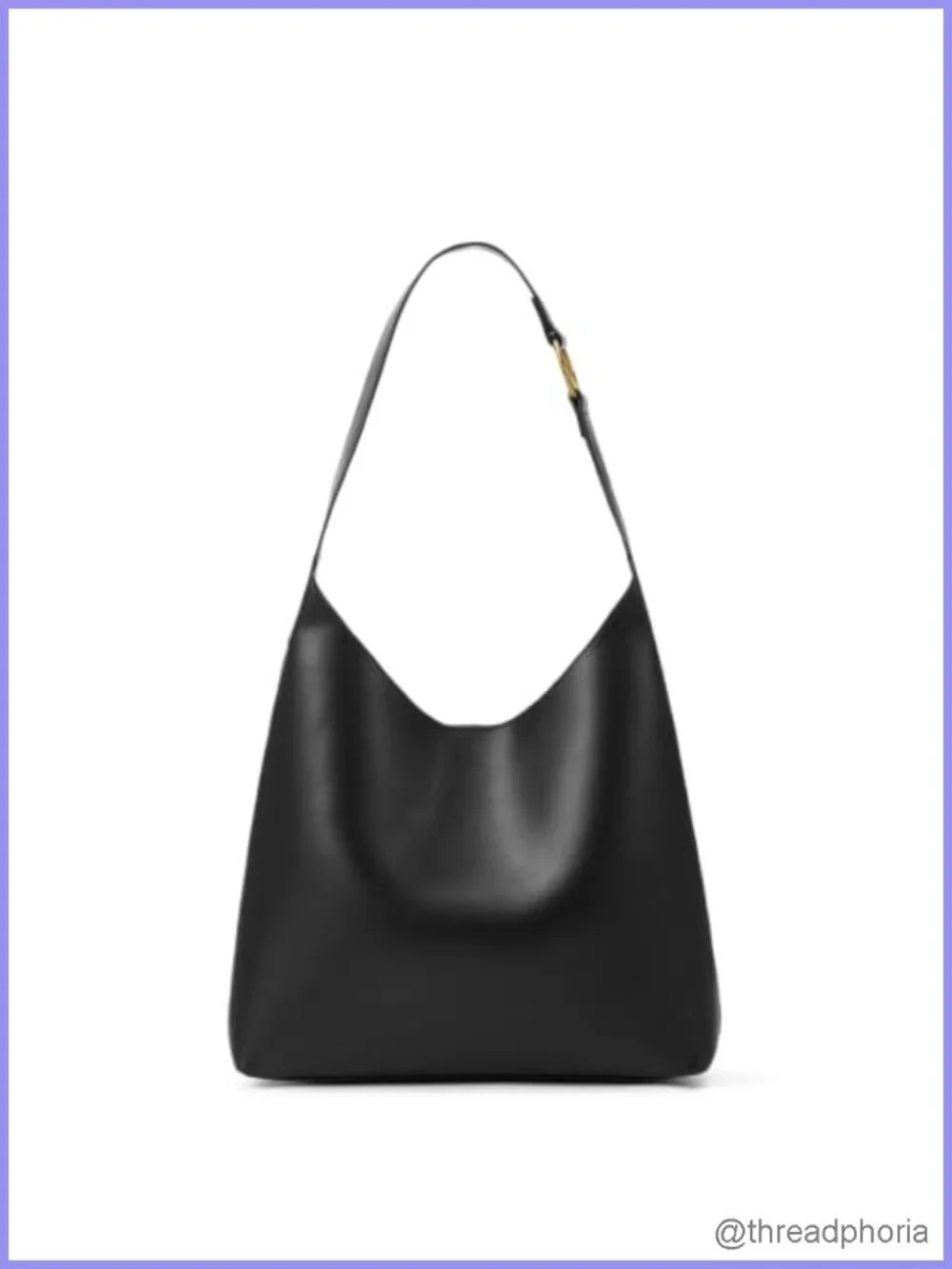 Vegan Leather Hobo Shoulder Bag Tote Satchel Purse with Snap Pocket